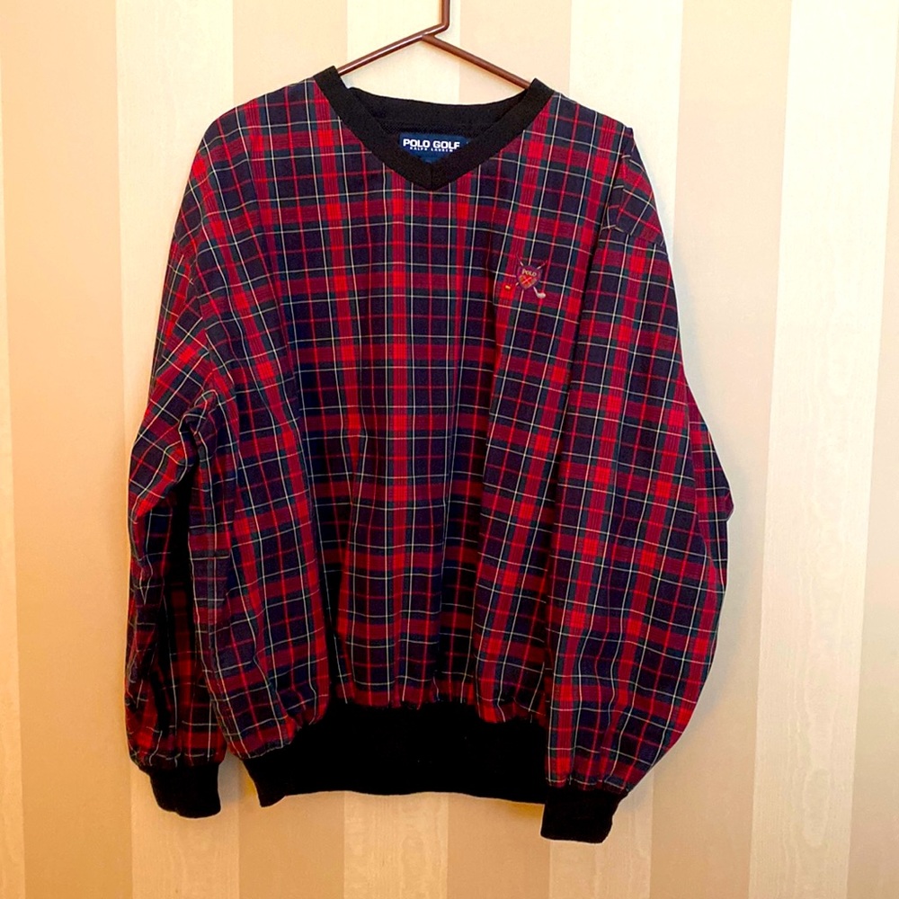 Vintage V-neck Polo Jacket